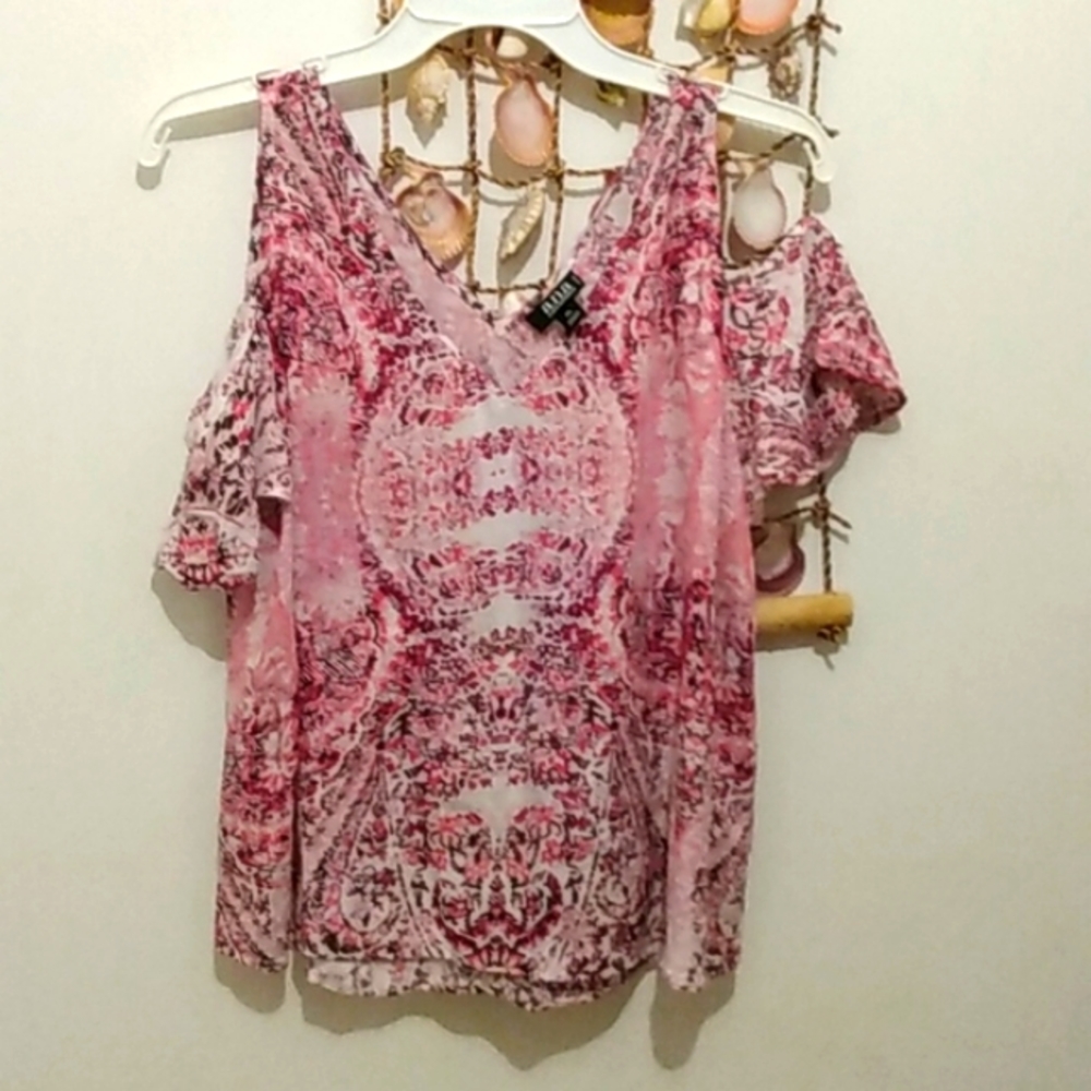 A.N.ACold Shoulder Blouse